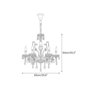 Astoria Chandelier – detail 3 — Dimension drawings 1