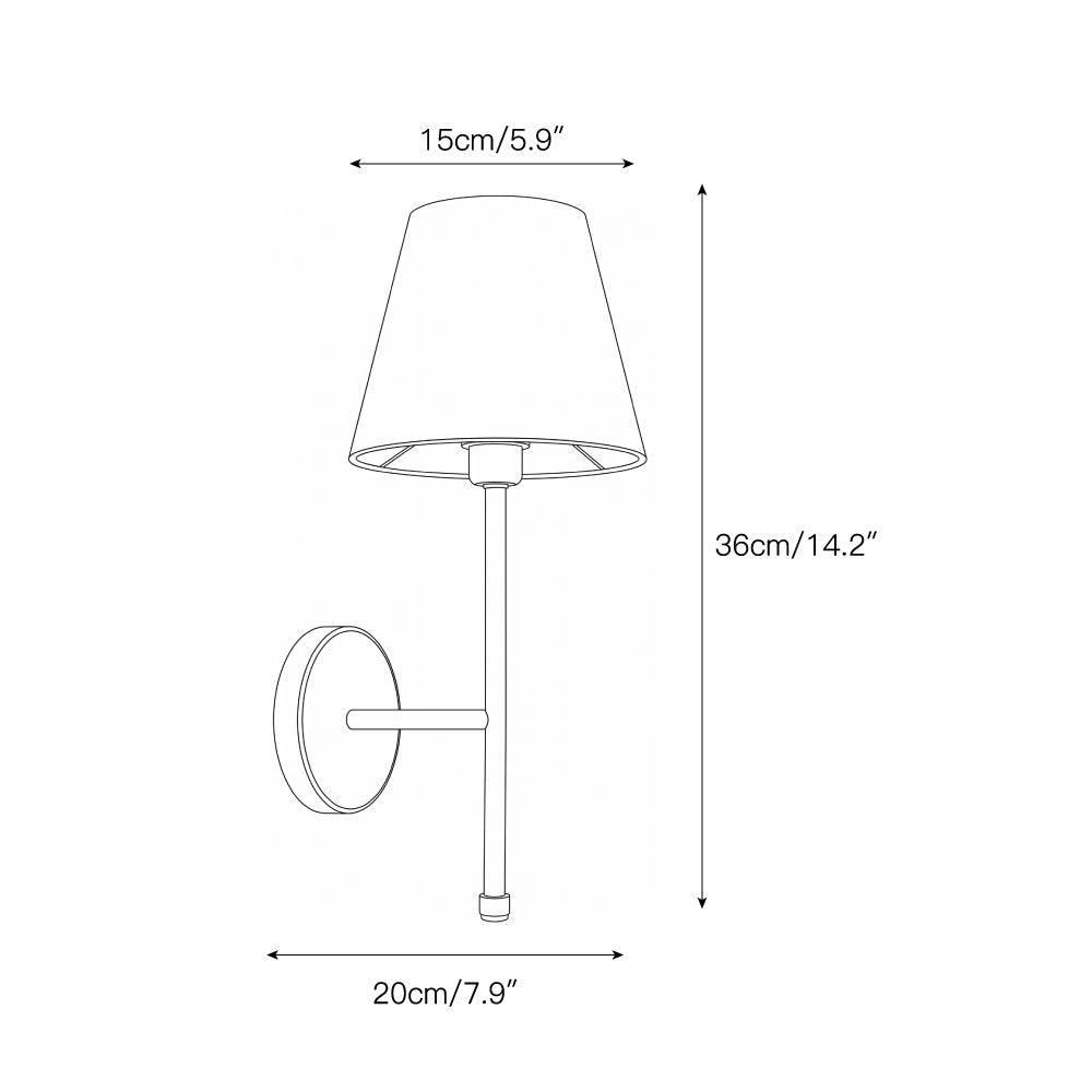 Astra Fabric Wall Sconce