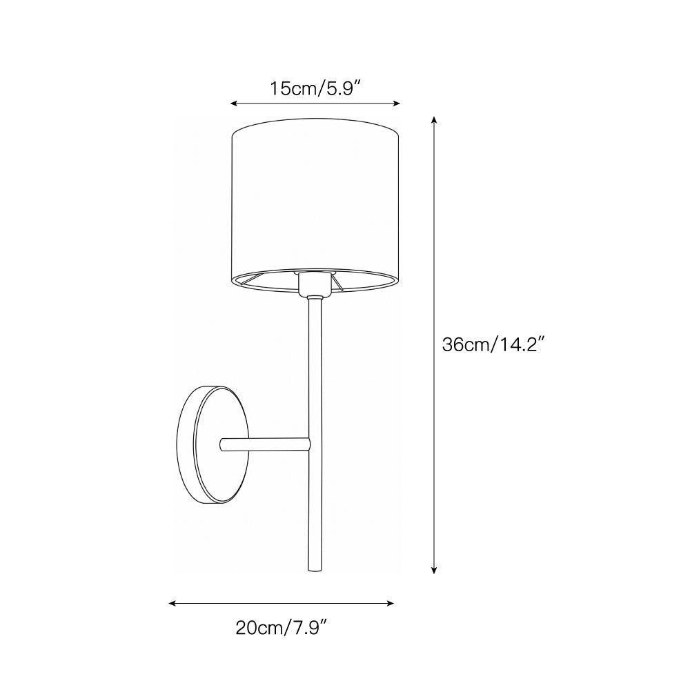 Astra Fabric Wall Sconce