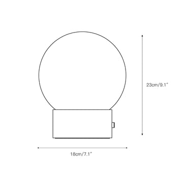 Athena Alabaster Table Lamp – detail 3 — Dimension drawings 1