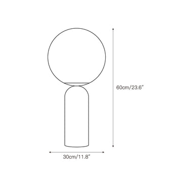 Atlas Table Lamp – detail 3 — Dimension drawings 1