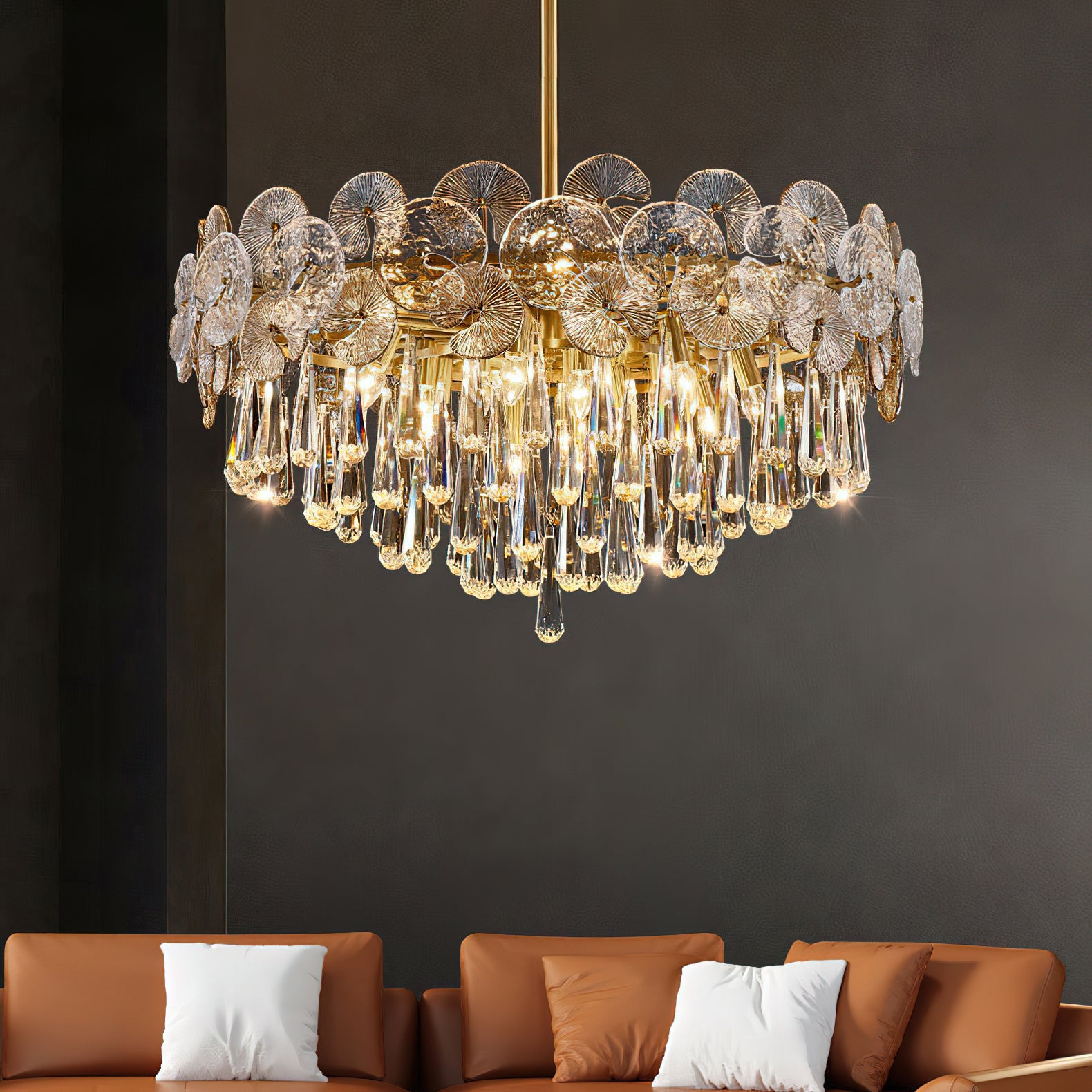 Atlas Crystal Chandelier