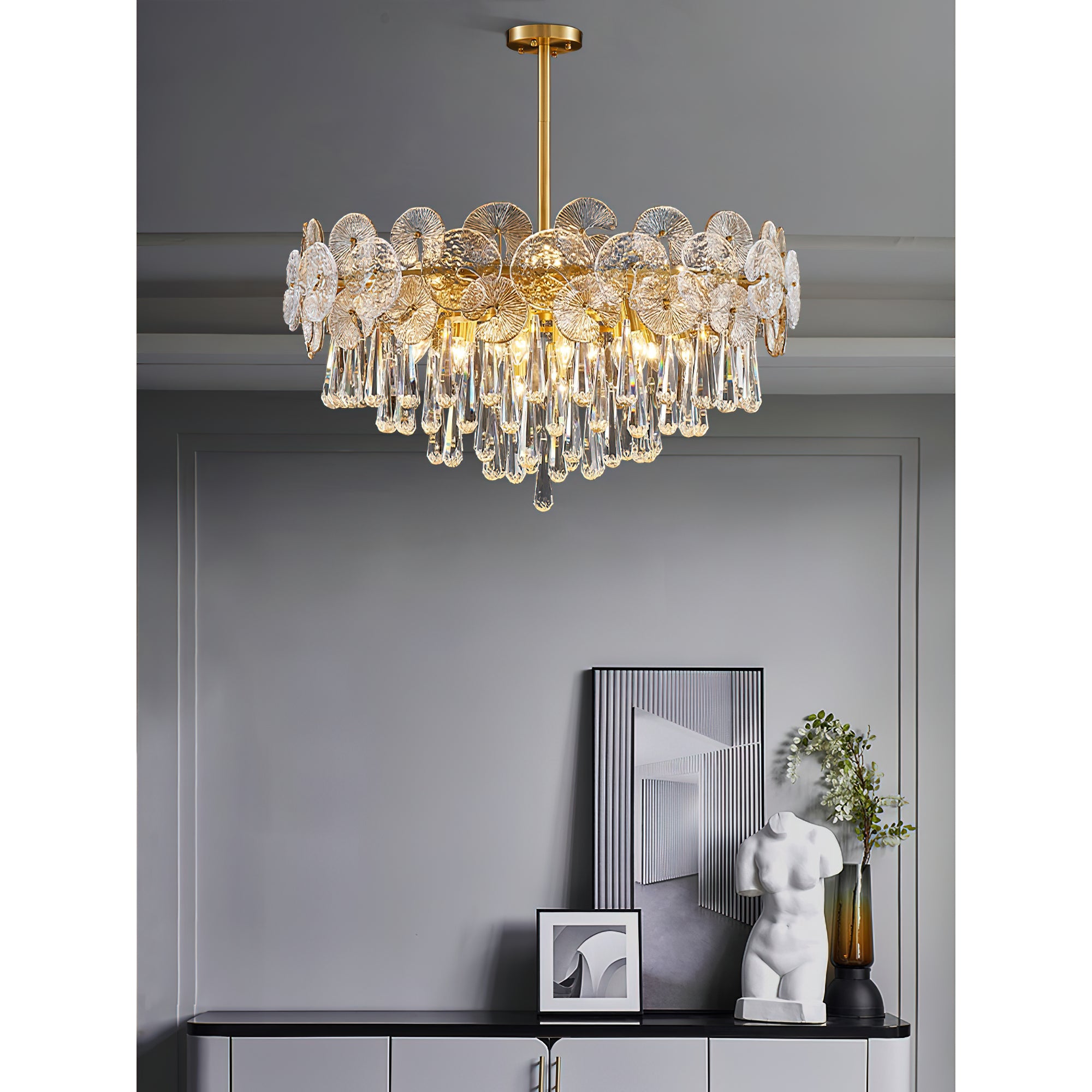 Atlas Crystal Chandelier