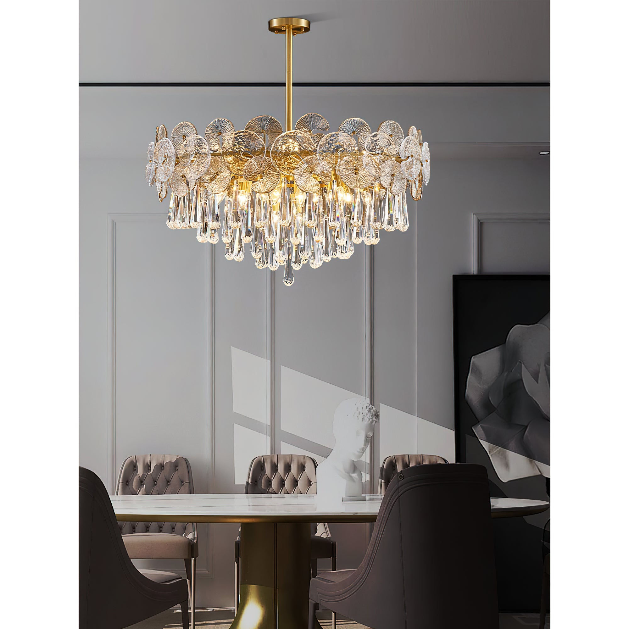 Atlas Crystal Chandelier