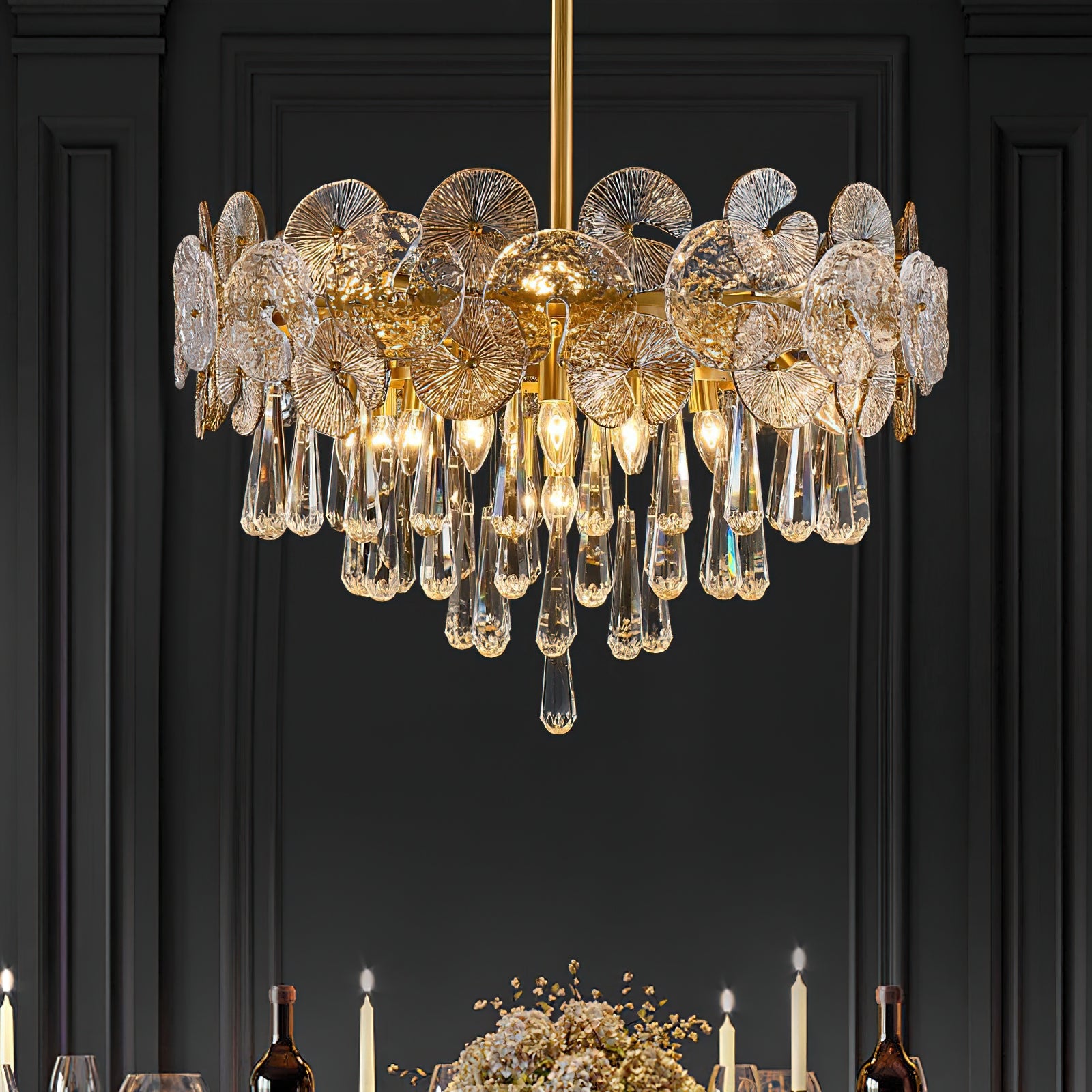 Lustre en cristal Atlas