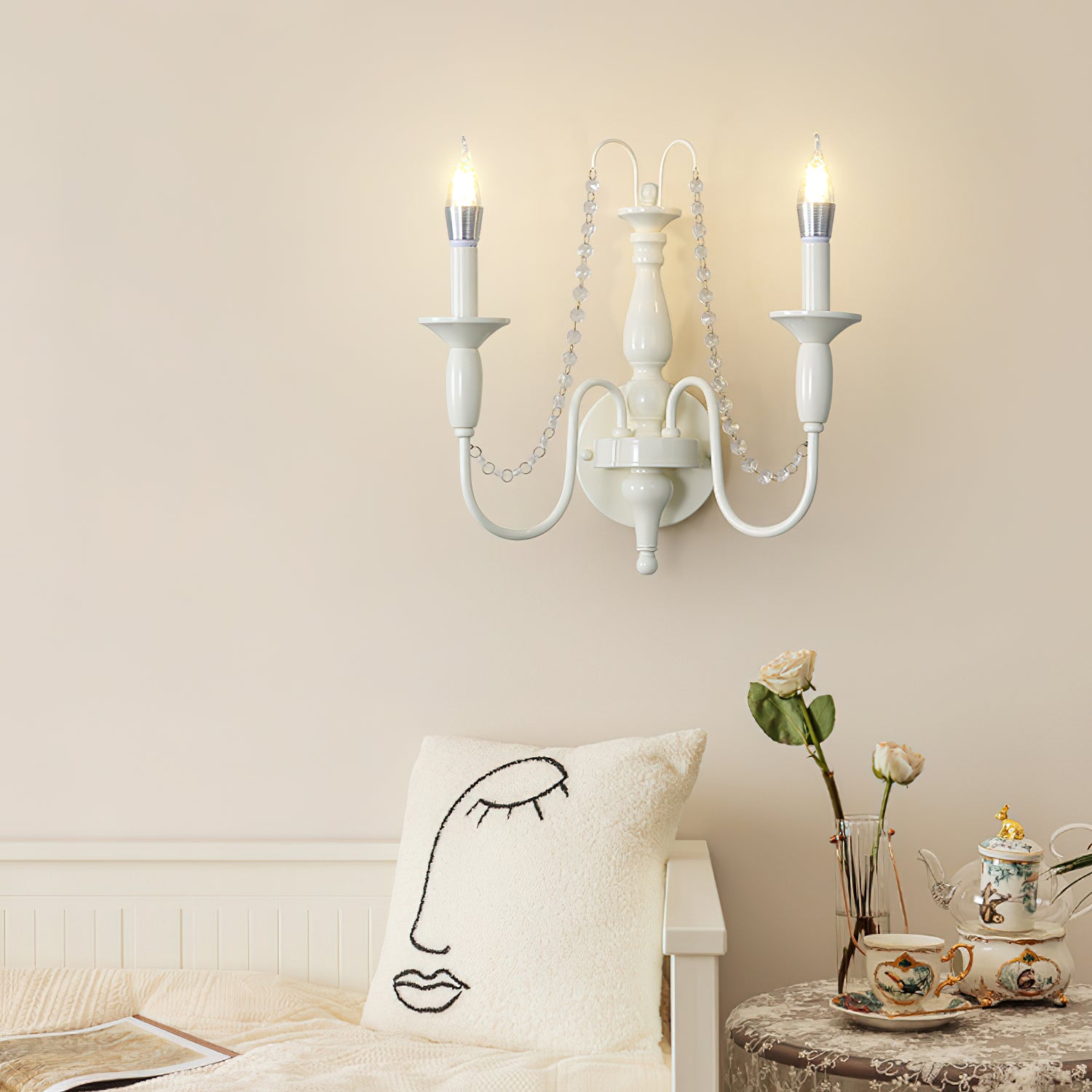 Aubervilliers Candle Wall Lamp