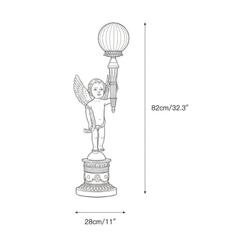Auguste Moreau Table Lamp – detail 3 — Dimension drawings 1