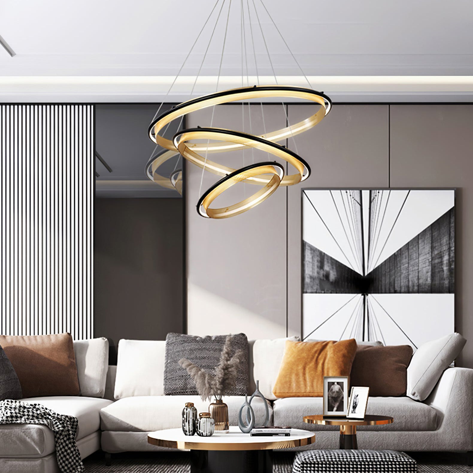 Aura Acrylic LED Chandelier