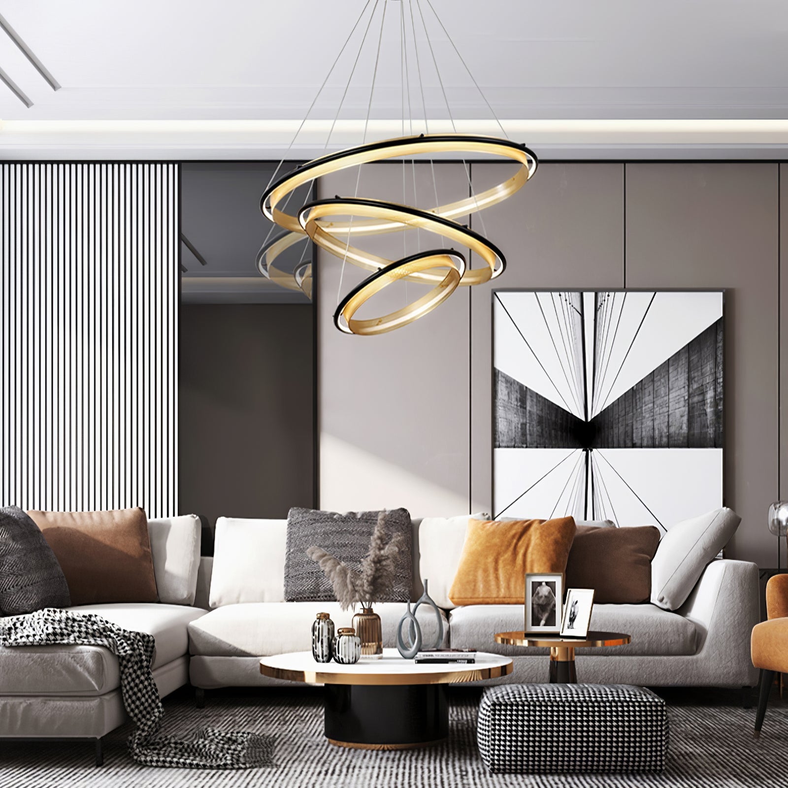 Aura Acrylic LED Chandelier