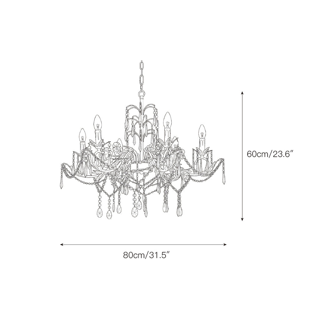 Aurelia Floral Chandelier