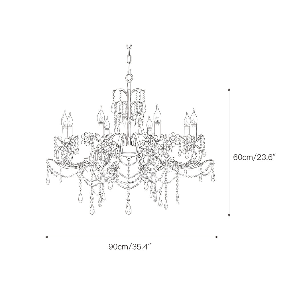 Aurelia Floral Chandelier