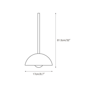 Aurelia Pendant Lamp – detail 3 — Dimension drawings 1