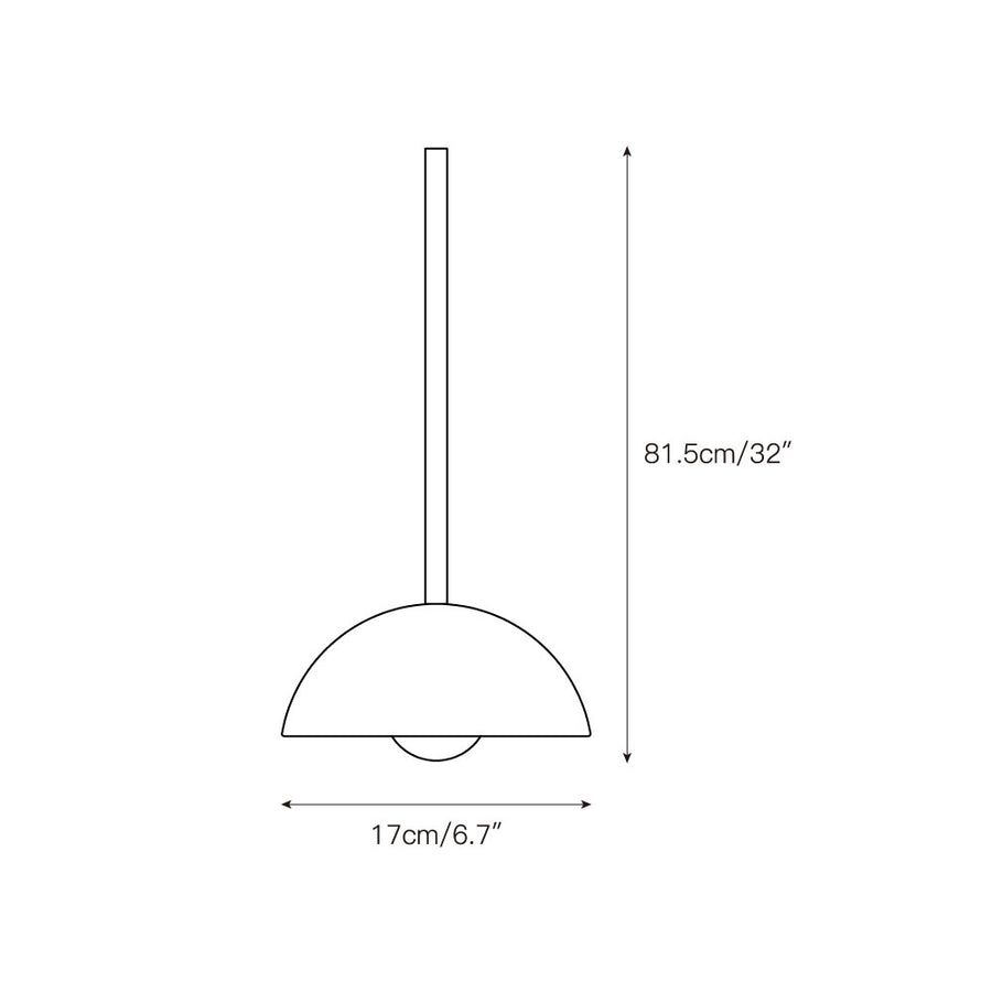 Aurelia Pendant Lamp – detail 3 — Dimension drawings 1