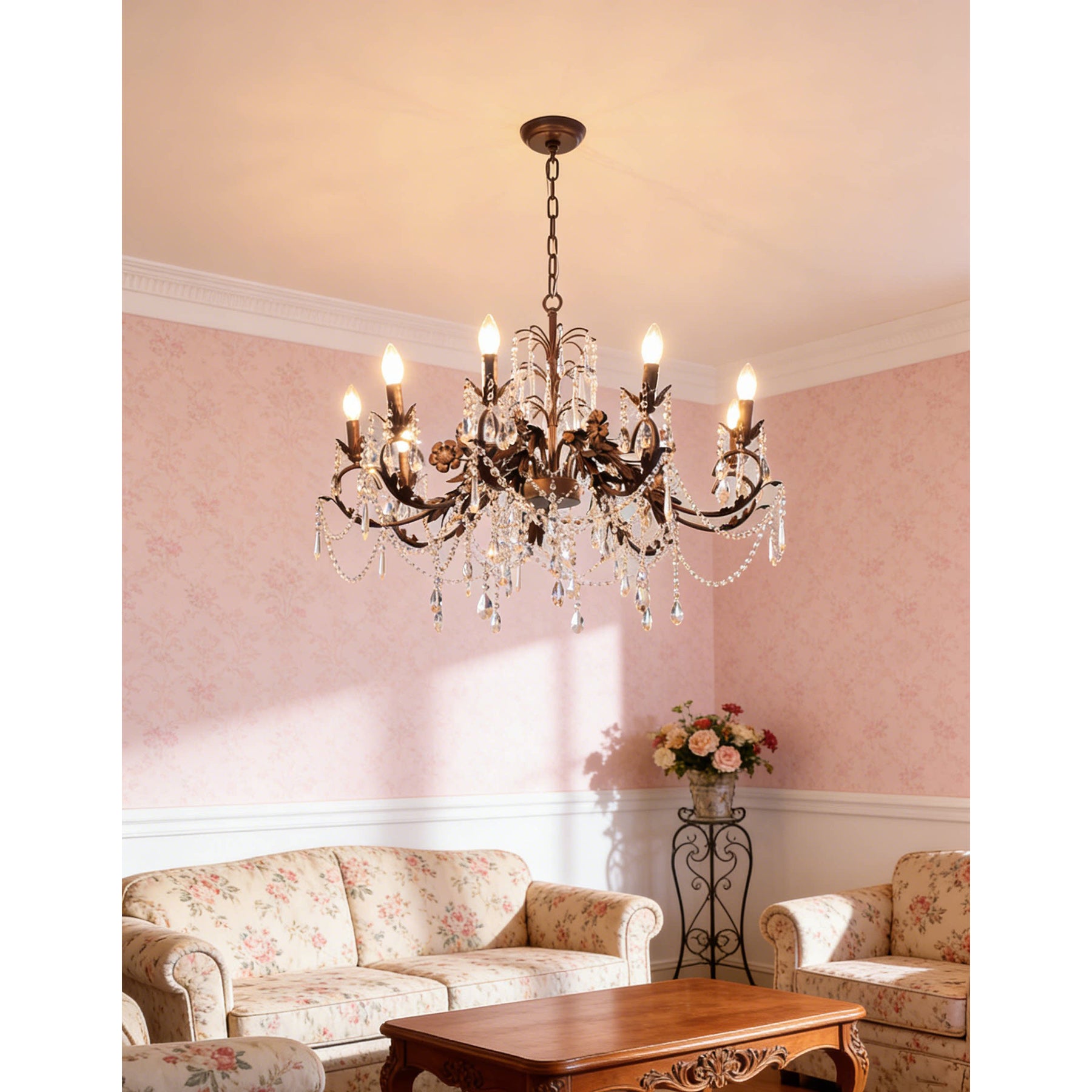 Aurelia Floral Chandelier