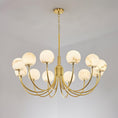 Bild in Galerie-Betrachter laden, Aurelian Alabaster Globe Chandelier
