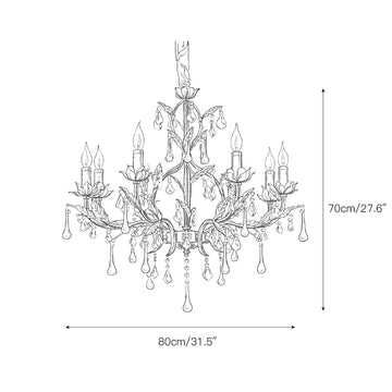 Aureline Chandelier – detail 4 — Dimension drawings 2