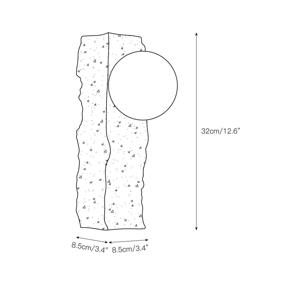Aureum Wall Lamp – detail 3 — Dimension drawings 1