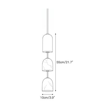 Aurevian Pendant Lamp – detail 4 — Dimension drawings 2