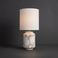 Load image into Gallery viewer, Auria Alabaster Table Lamp
