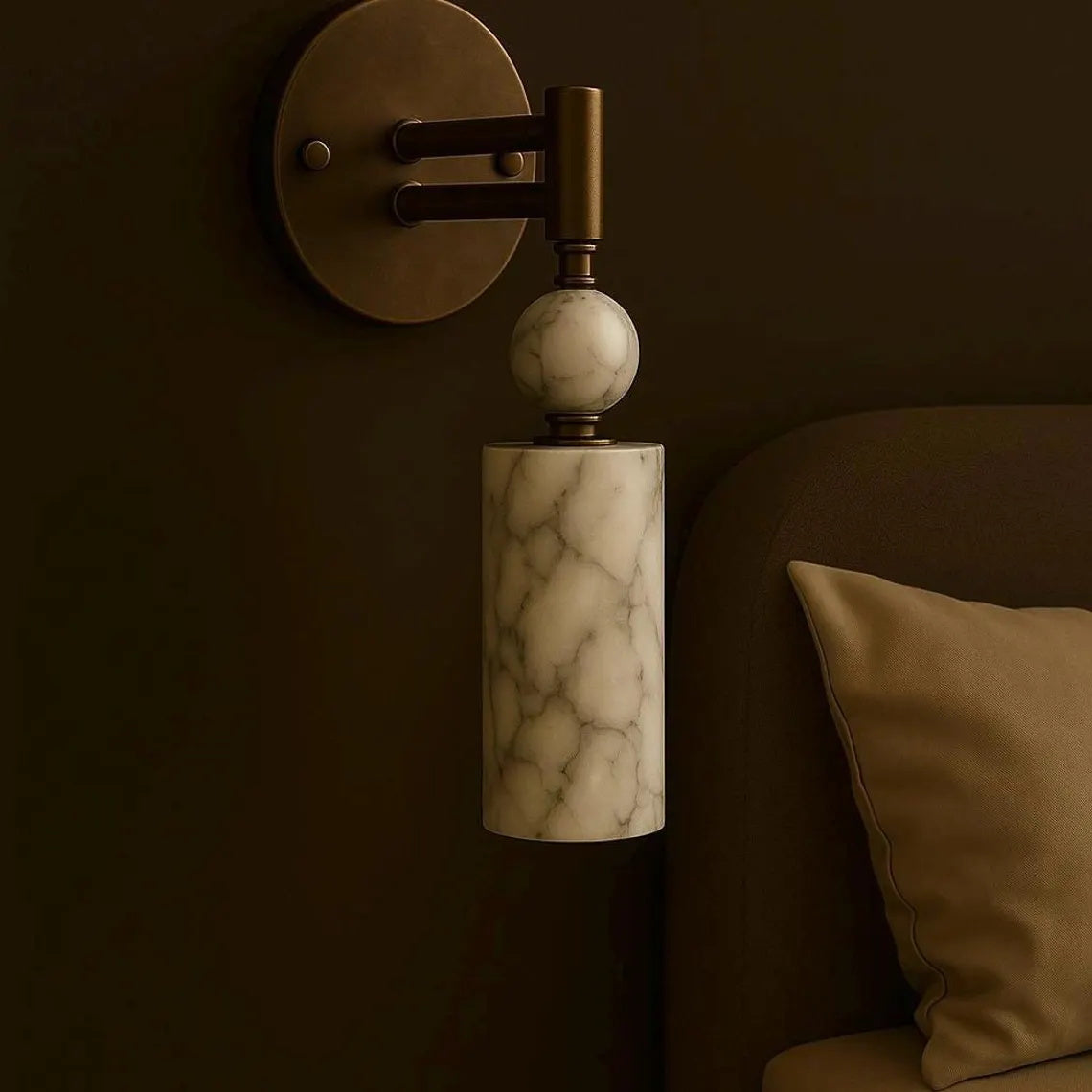 Aurind Marble Wall Lamp