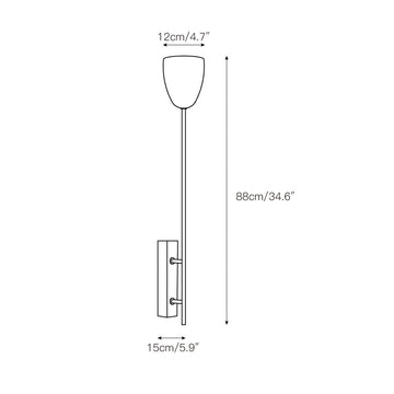 Ausband Wall Lamp – detail 4 — Dimension drawings 2