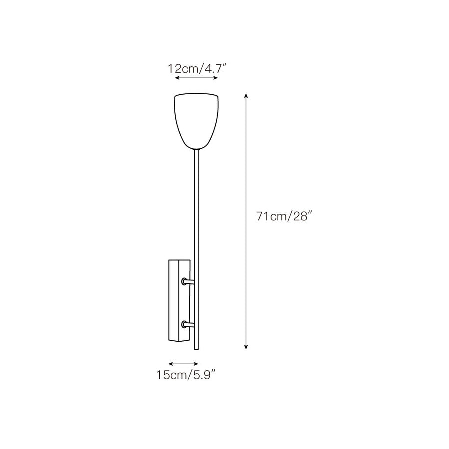 Ausband Wall Lamp – detail 3 — Dimension drawings 1
