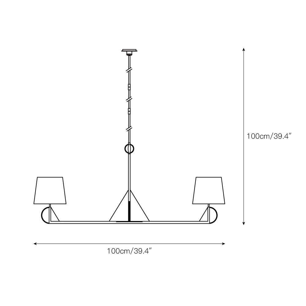 Auxerre Linear Chandelier