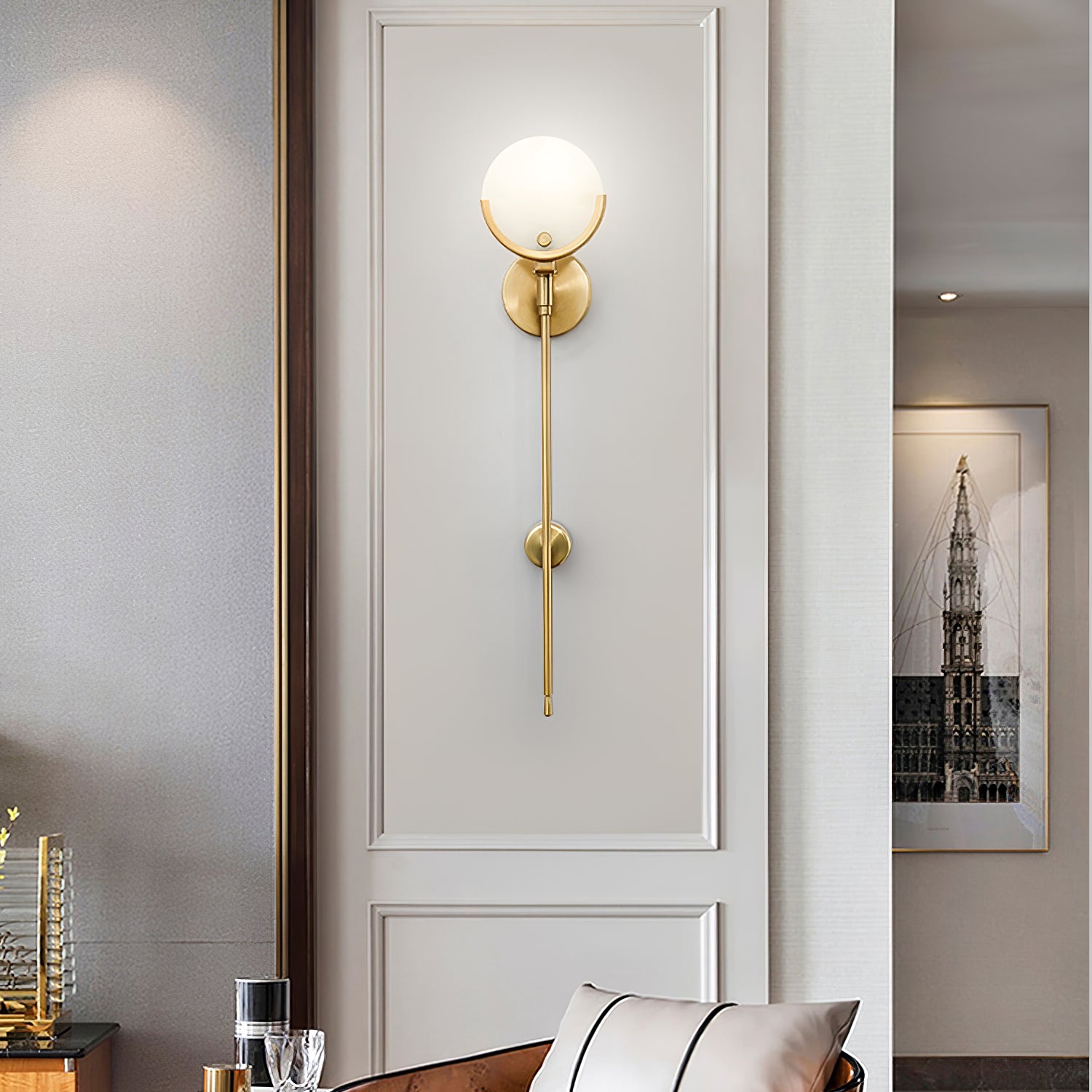 Ava Brass Sconce