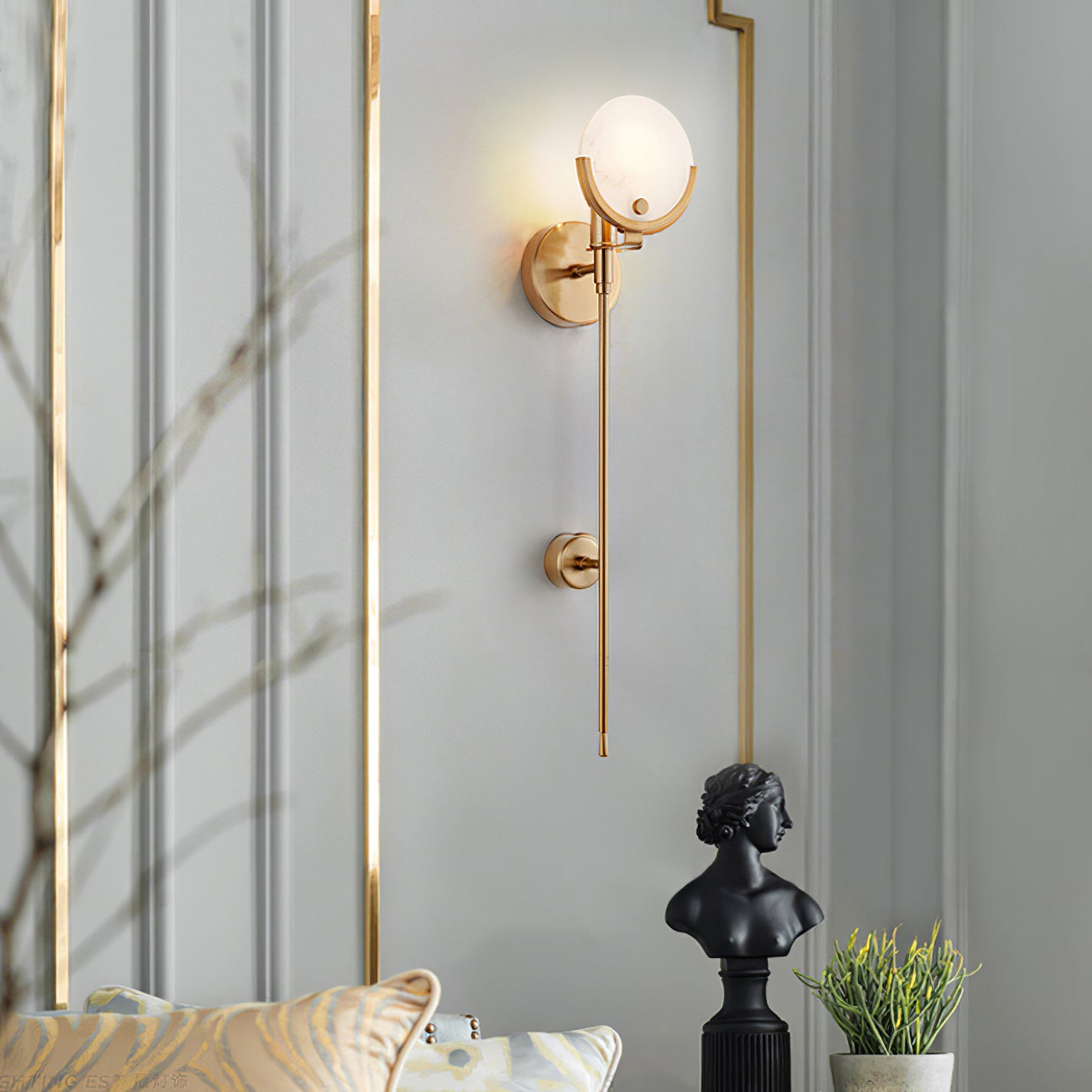 Ava Brass Sconce