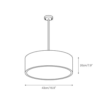 Azores Pendant Lamp – detail 3 — Dimension drawings 1