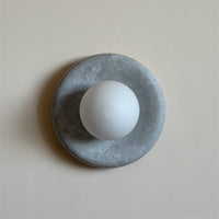 Orli Grey Marble Sconce – detail 4