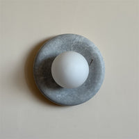Orli Grey Marble Sconce – detail 6