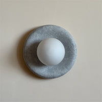 Orli Grey Marble Sconce – detail 9