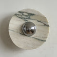 Load image into Gallery viewer, Calacatta Round Marble Sconce
