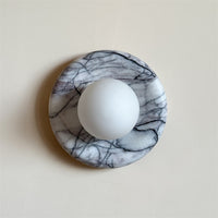 Orli White Marble Sconce – detail 18