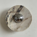 Load image into Gallery viewer, Calacatta Round Marble Sconce
