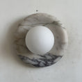 Load image into Gallery viewer, Orli Bvlgari Purple Marble Sconce
