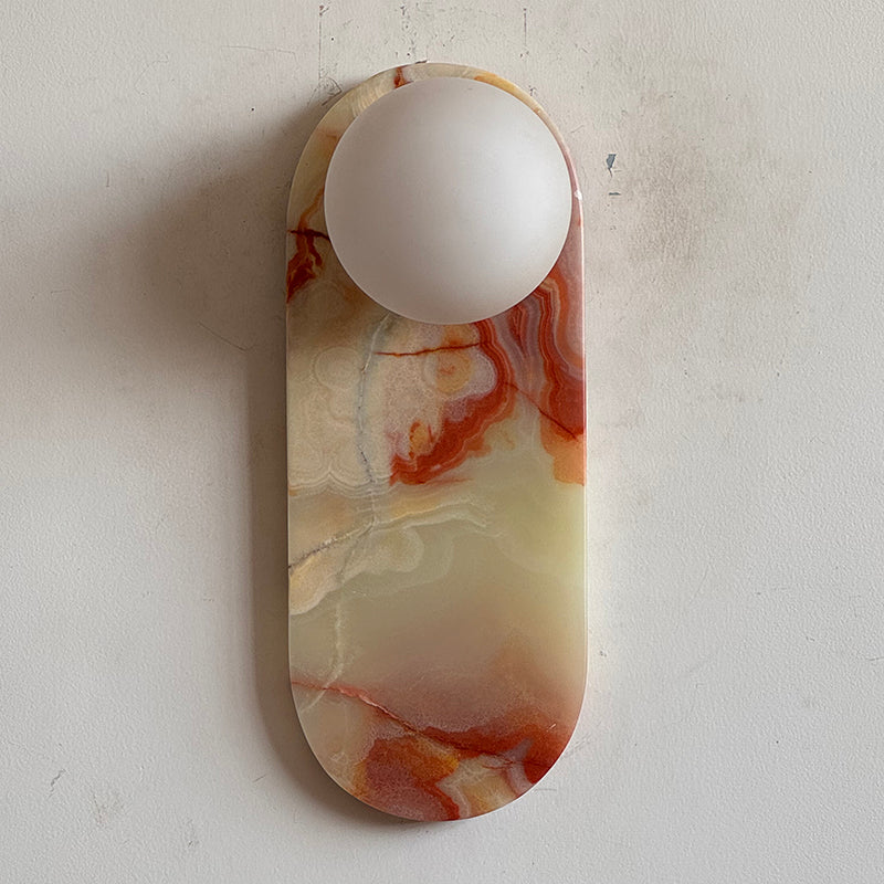 Lucie Cyan Jade Sconce ∅ 4.7″ x H 12.6″