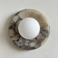 Load image into Gallery viewer, Orli Beige Marble Sconce
