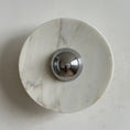 Load image into Gallery viewer, Calacatta Round Marble Sconce
