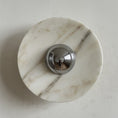 Load image into Gallery viewer, Calacatta Round Marble Sconce
