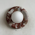 Load image into Gallery viewer, Orli Red Marble Sconce
