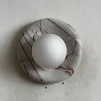 Orli Red Marble Sconce – detail 39