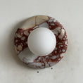 Load image into Gallery viewer, Orli Red Marble Sconce
