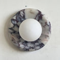 Load image into Gallery viewer, Orli Bvlgari Purple Marble Sconce
