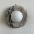 Load image into Gallery viewer, Orli Bvlgari Purple Marble Sconce
