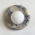Load image into Gallery viewer, Orli Beige Marble Sconce
