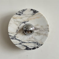Calacatta Round Marble Wall Sconce – detail 11