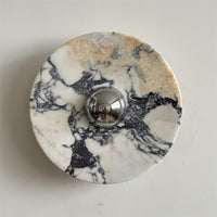 Calacatta Round Marble Wall Sconce – detail 16