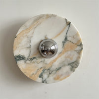 Calacatta Round Marble Wall Sconce – detail 13
